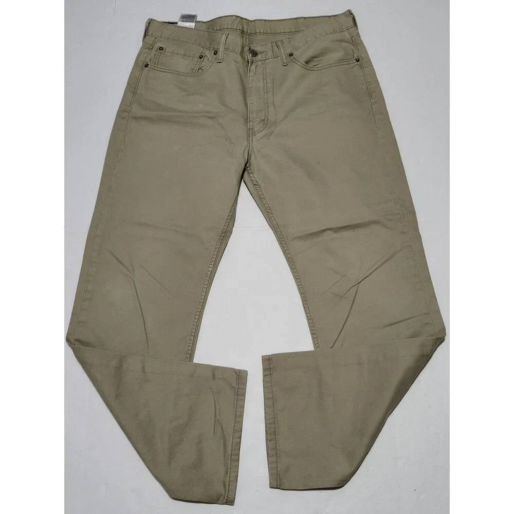 LEVIS 514 White LABEL MENS TAN PANTS TAG SIZE 38x32